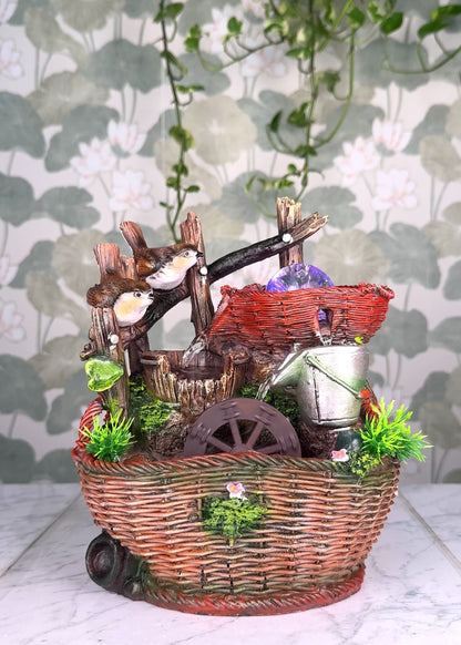 Birdsong Basket Water Fountain