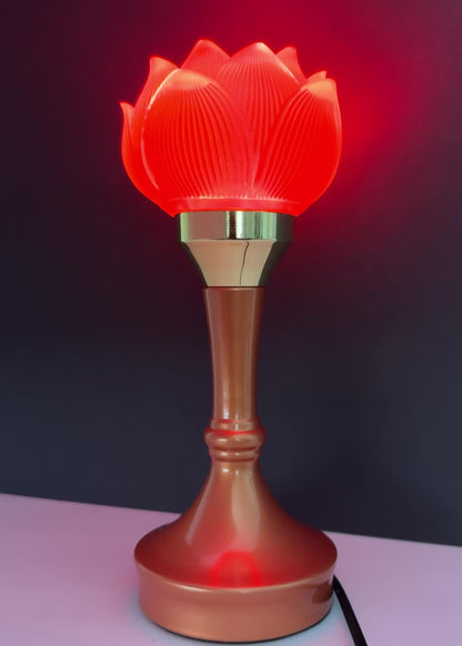 Lotus LED Lamp Pair – Yellow Flower – Multi-Color Glow