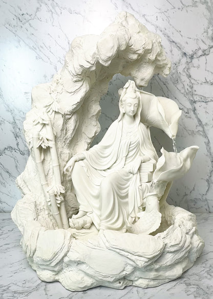 White Guan Yin Fountain