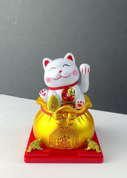 Solar Powered Money Cat – Wealth Bag – 2 Colors