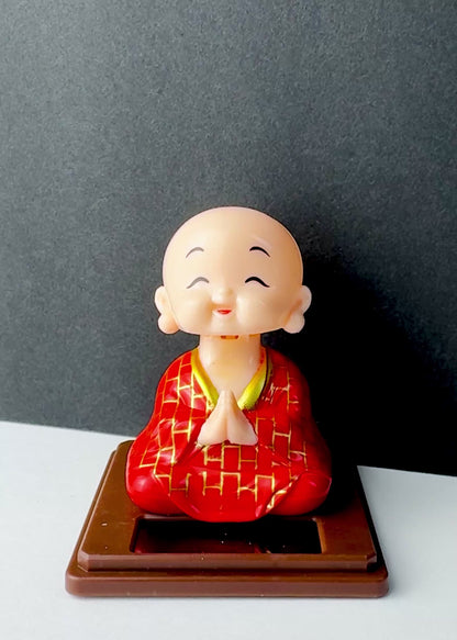 Solar Powered Little Monk - Nodding